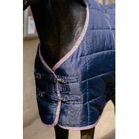 Equithème Aztec Decke Marine Marineblau Equithème Aztec Decke Marine Marineblau