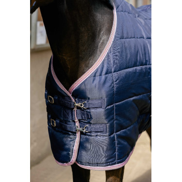 Equithème Aztec Decke Marine Marineblau