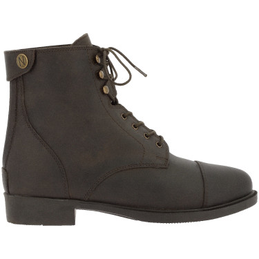 Stiefeletten Norton Nîmes mit Reißverschluss + Schnürung Braun