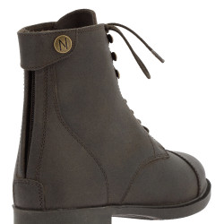Stiefeletten Norton Nîmes mit Reißverschluss + Schnürung Braun