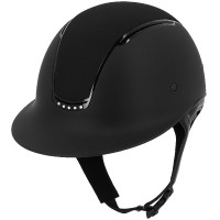Equithème-Helm Soazy Mat Crystal x 5 Schwarz / Strass
