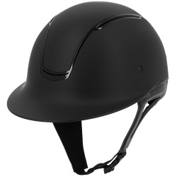Equithème Soazy Helm Mattschwarz glänzend Schwarz / schwarz
