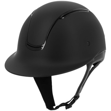 Equithème Soazy Helm Mattschwarz glänzend Schwarz / schwarz