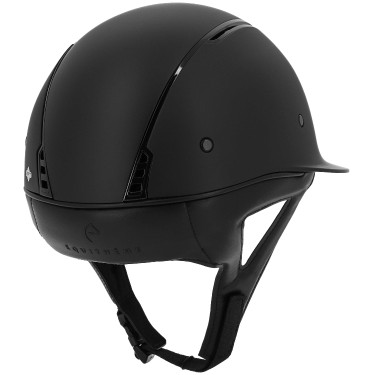 Equithème Soazy Helm Mattschwarz glänzend Schwarz / schwarz