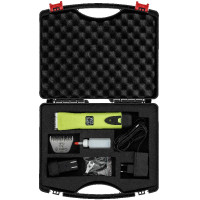 Kabellose A5 PRO COMBO Schermaschine Hippotonic + 2 Akkus Grün Gr&uuml;n