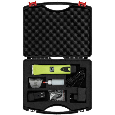 Kabellose A5 PRO COMBO Schermaschine Hippotonic + 2 Akkus Grün Gr&uuml;n