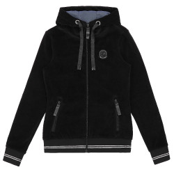 Velours-Fleece „Je t’aime“ Equithème Coline Damen Schwarz Velours-Fleece „Je t’aime“ Equithème Coline Damen Schwarz