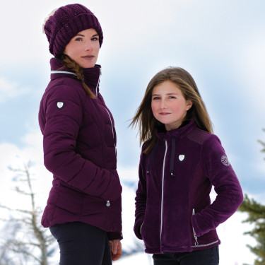 Damenparka Parola Flags & Cup Pflaume Lila