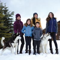 Parka femme Parola Flags & Cup Bleu marine