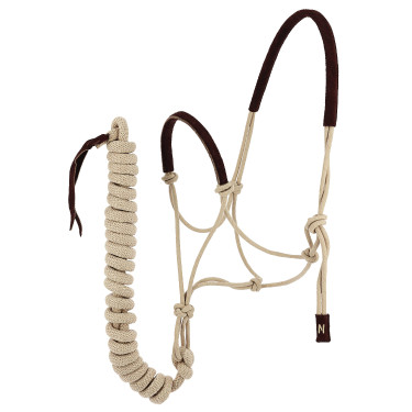 Ethologisches Zaumzeug + Seil Norton Schweden Beige / Braun