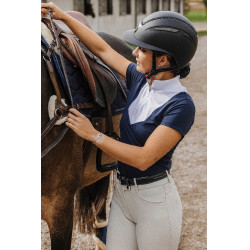 Polo Equithème Tokyo Marine Marineblau