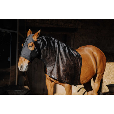 Protección de cuello integral Equithème Lycra/Mesh Schwarz