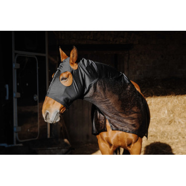 Protección de cuello integral Equithème Lycra/Mesh Schwarz