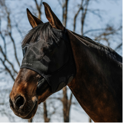 Anti-Fliegen-UV-Maske Equithème Mesh S/O Schwarz