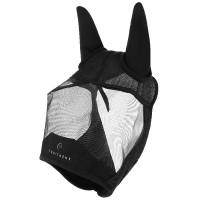 Fliegenschutzmaske Anti-UV Equithème Mesh Schwarz