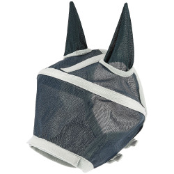 Fliegenmaske UV-Schutz Equithème Cerceau Marine Marineblau