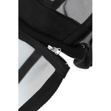 Máscara anti-moscas anti-UV Equithème 2 en 1 Schwarz