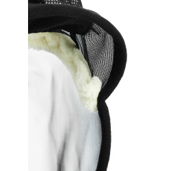 Máscara anti-moscas anti-UV Equithème 2 en 1 Schwarz