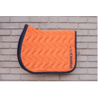 Wavy Satteldecke Paddock Sports Orange / Marineblau