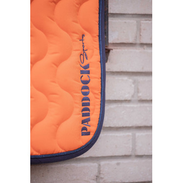 Wavy Satteldecke Paddock Sports Orange / Marineblau