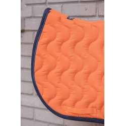 Wavy Satteldecke Paddock Sports Orange / Marineblau