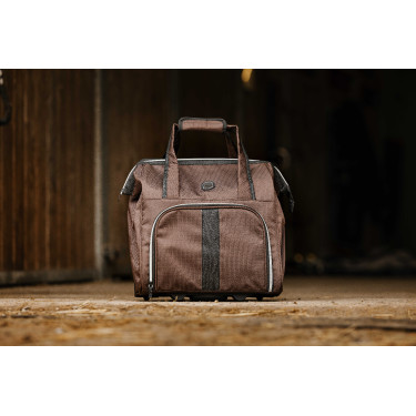 Putzzeug-Trolley Equithème Braun