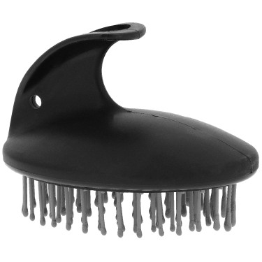 HIPPOTONIC Massagebürste mit weichen Borsten Schwarz