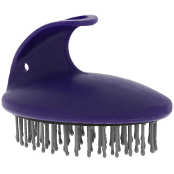 HIPPOTONIC Massagebürste mit weichen Borsten Violett Lila