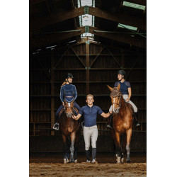 Polo Equithème Originals Agathe Marine Marineblau