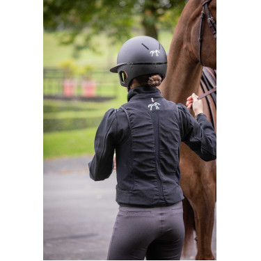 Helm Pénélope langer Visier Matt Schwarz