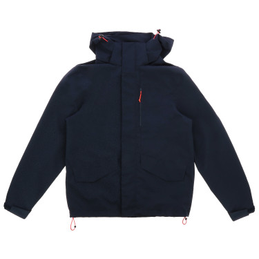 Wasserdichte Jacke Equithème Aaron Marine Marineblau