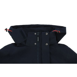 Wasserdichte Jacke Equithème Aaron Marine Marineblau