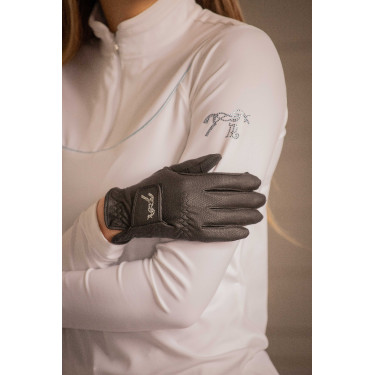 Handschuhe Eden by Pénélope Lyoni Schwarz Handschuhe Eden by Pénélope Lyoni Schwarz