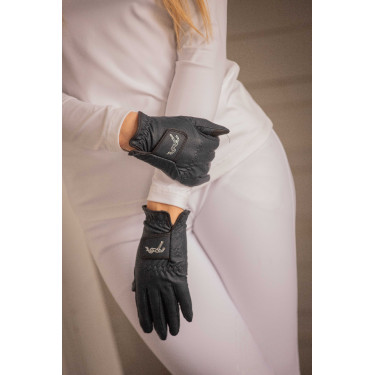 Handschuhe Eden by Pénélope Lyoni Schwarz Handschuhe Eden by Pénélope Lyoni Schwarz