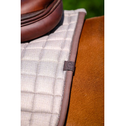 Satteldecke Equithème Chic Braun Satteldecke Equithème Chic Braun