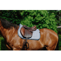 Satteldecke Equithème Chic Blau