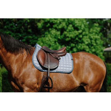 Satteldecke Equithème Chic Blau