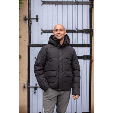 Daunenjacke Auteuil Paddock Sports Schwarz