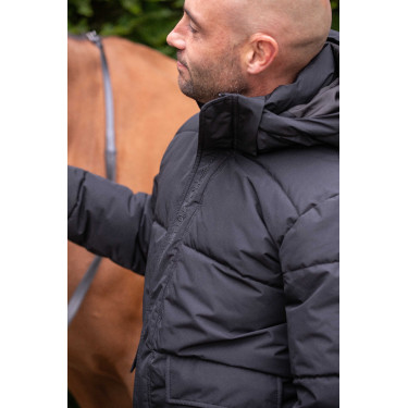 Daunenjacke Auteuil Paddock Sports Schwarz