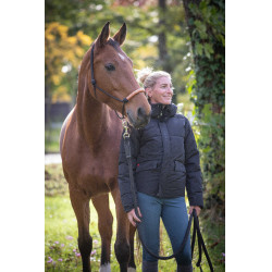 Daunenjacke Auteuil Paddock Sports Schwarz