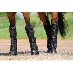 Transportgamaschen Equithème Tyrex 600D Schwarz