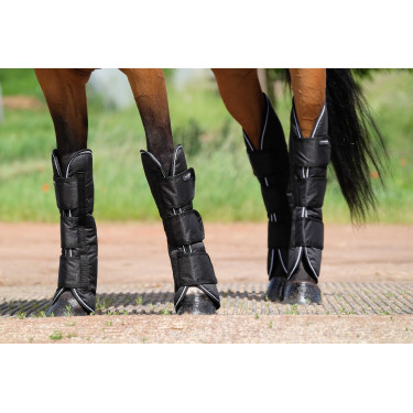 Transportgamaschen Equithème Tyrex 600D Schwarz