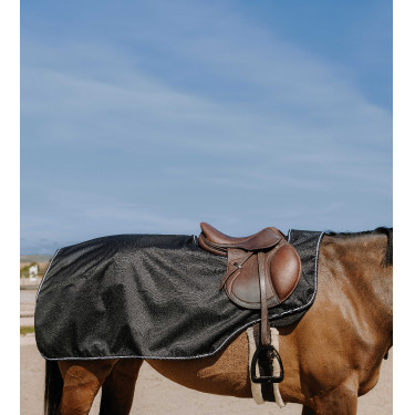 Nierendecke Equithème Tyrex 600D Fleece Schwarz