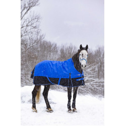 Equithème Tyrex Aisance 1200D High Neck Decke Königsblau Equithème Tyrex Aisance 1200D High Neck Decke Königsblau