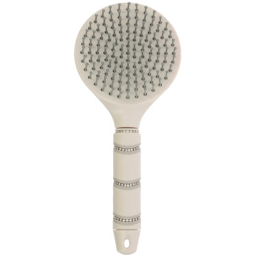 Kardätsche Ich liebe dich Equithème Strass Beige