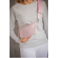 Gürteltasche Pénélope Chevron Pink Rosa Gürteltasche Pénélope Chevron Pink Rosa