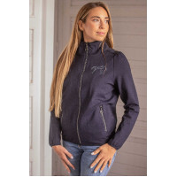 Pénélope Tweeny Strass Jacke Marine Marineblau Pénélope Tweeny Strass Jacke Marine Marineblau