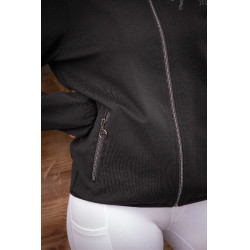 Pénélope Tweeny Strass Jacke Schwarz