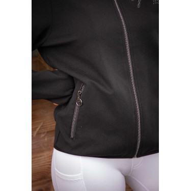 Pénélope Tweeny Strass Jacke Schwarz