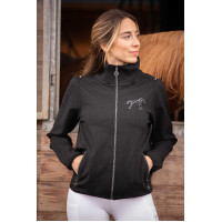 Pénélope Tweeny Strass Jacke Marine Marineblau